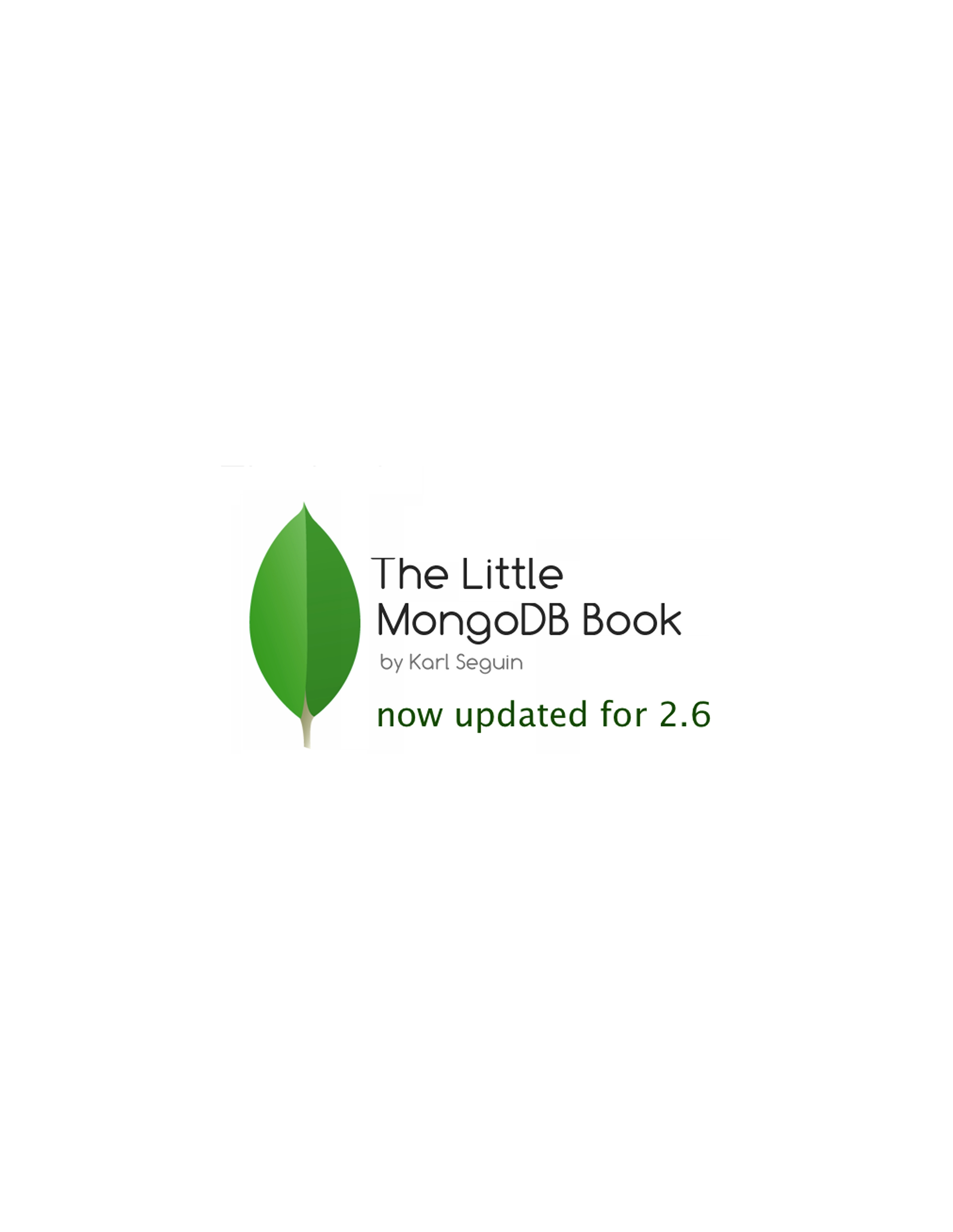 The Little MongoDB Book