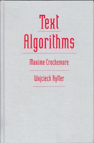 Text Algorithms