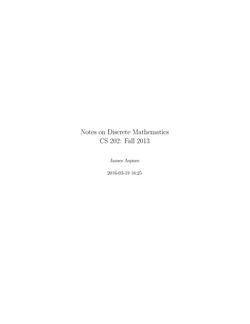 Notes on Discrete Mathematics