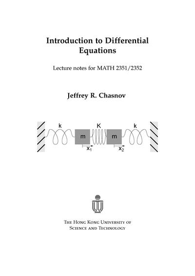 Introduction to Differential Equations